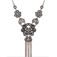 Collar Plateado Boho chic