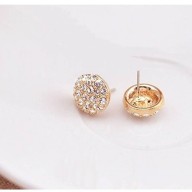 Arito dorado con piedritas 