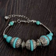Pulsera Etnica Turquesa 
