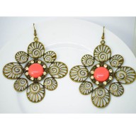 Aro Color bronce con detalle Salmon oscuro