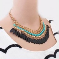 Collar Gotitas negras