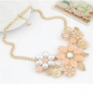 Collar Coral Bouquet Metal - R1