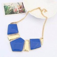 Collar V Azul - R1