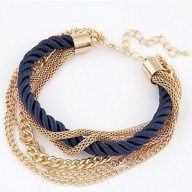 Pulseras Múltiples con cordón